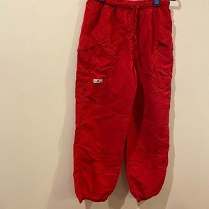 Wintergreen Red Women's wind/snow/festival pants, size 6